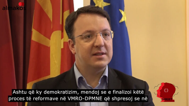 Intervistë me nënkryetarin e VMRO-DPMNE-së, Aleksandar Nikollovski: Oferta e Qeverisë për Kastriot Rexhepin ka qenë “ose plumb, ose…”!