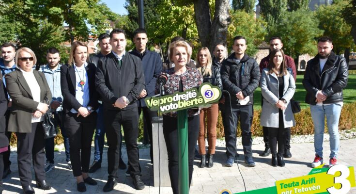 Arifi: Këtë të diel qytetarët e Tetovës do të vendosin për të ardhmen e komunës sonë