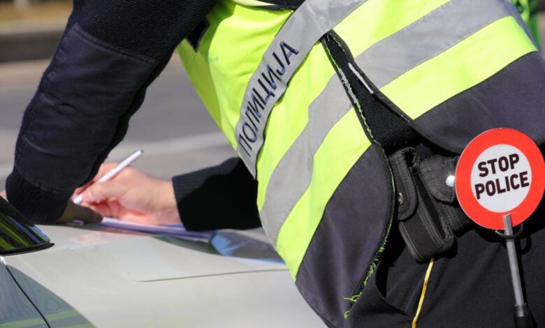 Shkup, 124 gjoba për shkelje të rregullave të trafikut