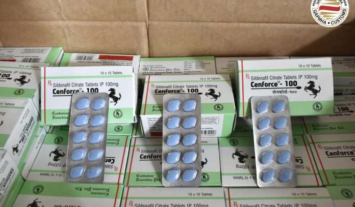 Dogana e Maqedonisë konfiskoi 4 tonë pilula dhe xhel për potencë