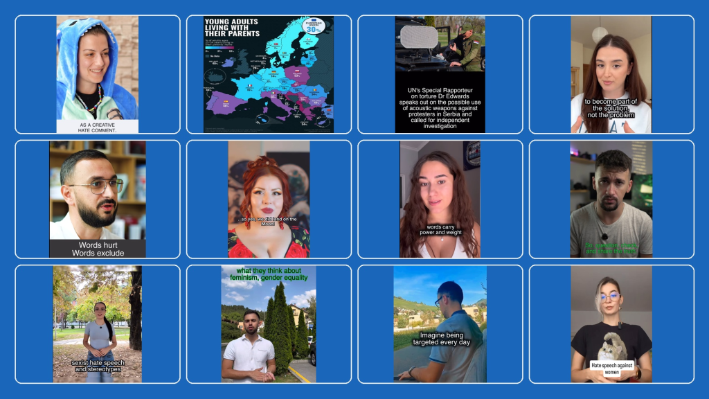 Influencues të rinj nga Ballkani Perëndimor bashkohen kundër gjuhës së urrejtjes dhe dezinformimit onlajn