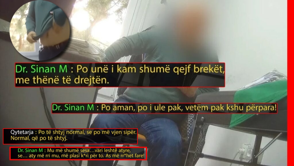 “E bëra treshe me dy praktikante”- Mjeku i fut duart pacientes dhe i kërkon të bëjnë s*ks në zyrë: Më plasi k*ri se dëgjohet, as më rr*het fare! I kam qejf brekët e zeza, uli pak përpara…
