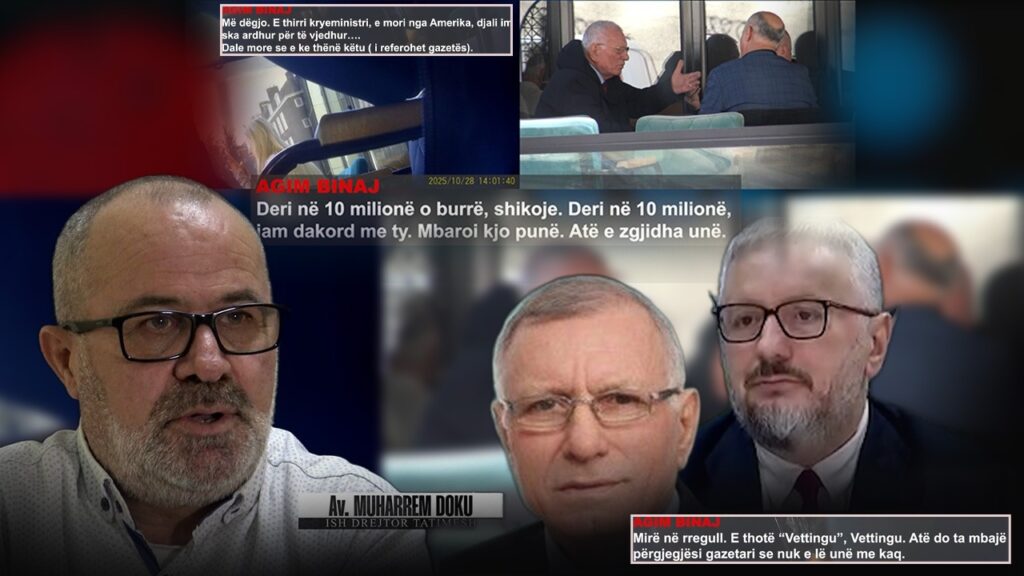 “Langaraq” “Do thyesh kokën”- Kamera e fshehtë e Vetting zbardh momentet e tensionit mes babait të kryetatimorit dhe avokatit Muharem Doku! Binaj: Unë as e çaj b*thën fare