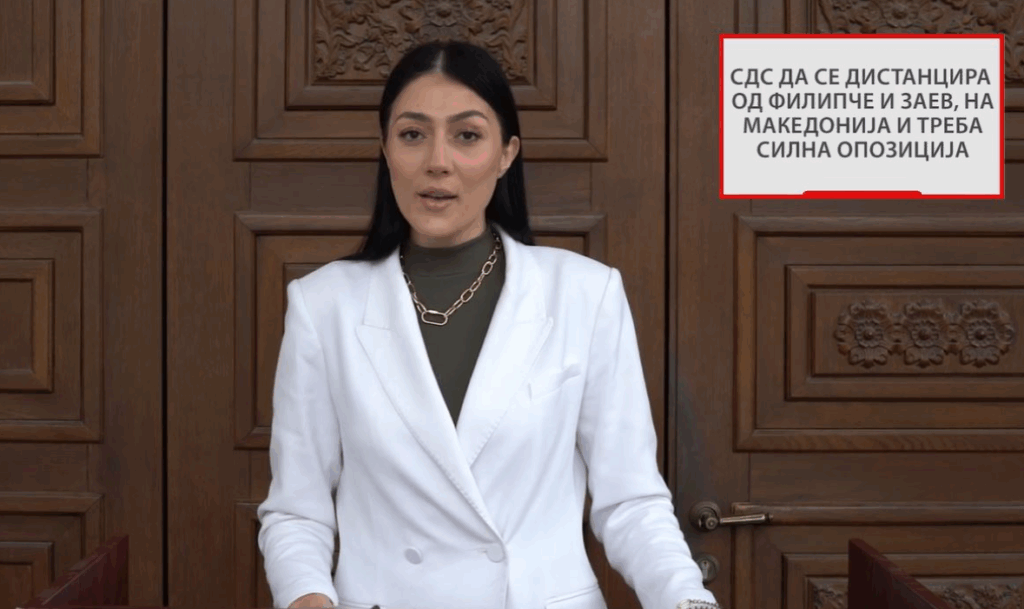 Andonovska: LSDM-ja duhet të distancohet nga Filipçe dhe Zaev, Maqedonisë i duhet një opozitë e fortë
