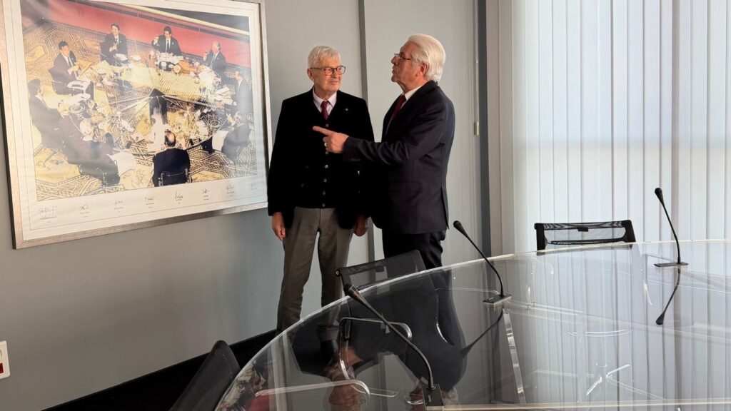 Rexhep Meidani viziton Tetovën: takim në selinë e Ecolog dhe nderim me titullin “Doctor Honoris Causa” në 31-vjetorin e Universitetit të Tetovës