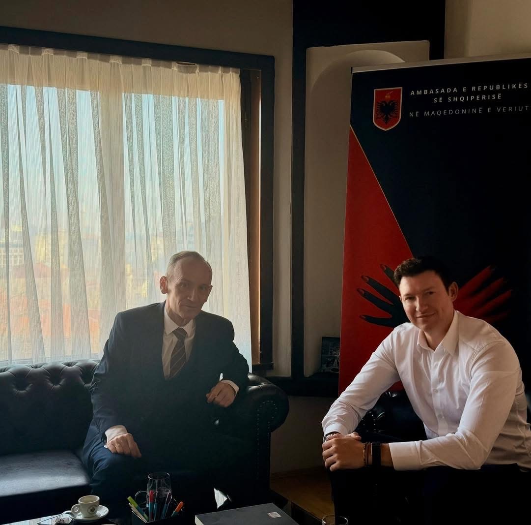 Ambasadori Meidani takon kompozitorin Zlatko Origjanski  theksohet forcimi i bashkëpunimit kulturor Shqipëri RMV