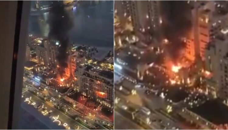 Një raketë balistike godet Dubain, shpërthim i fortë në Palm Island pranë kullës Burj Khalifa-s (VIDEO)