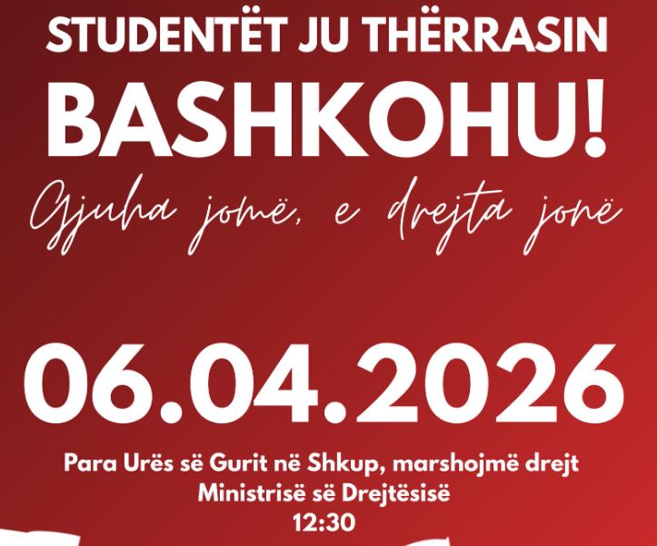 Studentët thirrje profesorëve  Na mbështesni në protestë