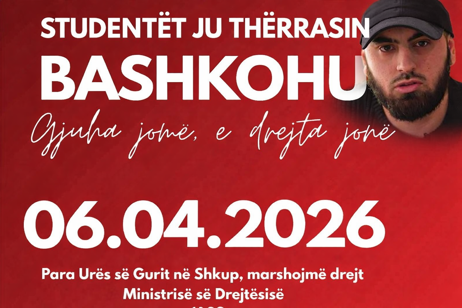 Studentët refuzojnë politizimin e protestës  Memedi  Nuk jemi zë i askujt  kërkojmë vetëm drejtësi