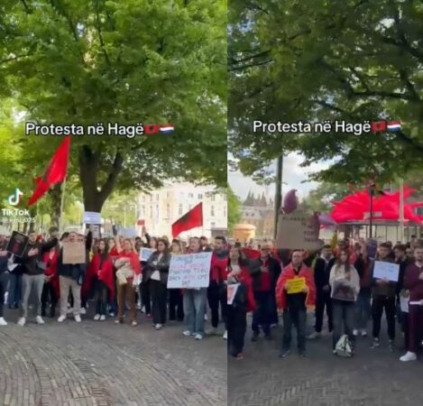 “Rama ik”- Shqiptarët në Holandë ngrihen në protestë, thirrje për dorëheqjen e kryeministrit