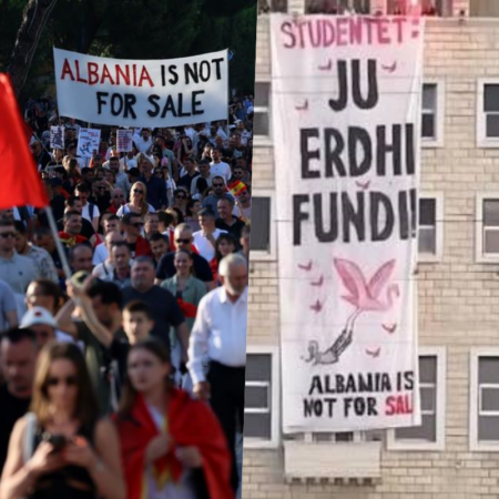 Banderola në Universitetin Politeknik jehonë protestës  Pjesë e tubimit në ditën e 30 të revoltës shqiptare  5 eurodeputetë  Thirrja e qytetarëve  Rama jep Dorëheqjen