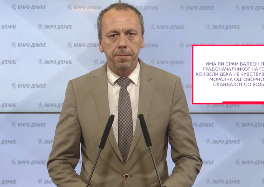 VMRO-DPMNE kërkon përgjegjësi dhe dorëheqjen e Valbon Limanit pas ndotjes së ujit në Gostivar