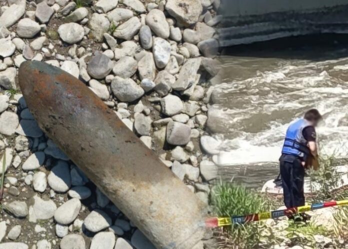 Granatë 45-kilogramëshe e Luftës së Parë Botërore gjendet në Vardar