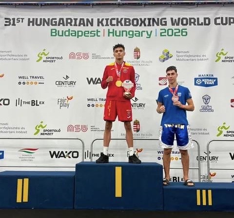 Kupa Botërore e Kikboksit në Budapest  Turker Ismail përsëri fiton medalje të artë