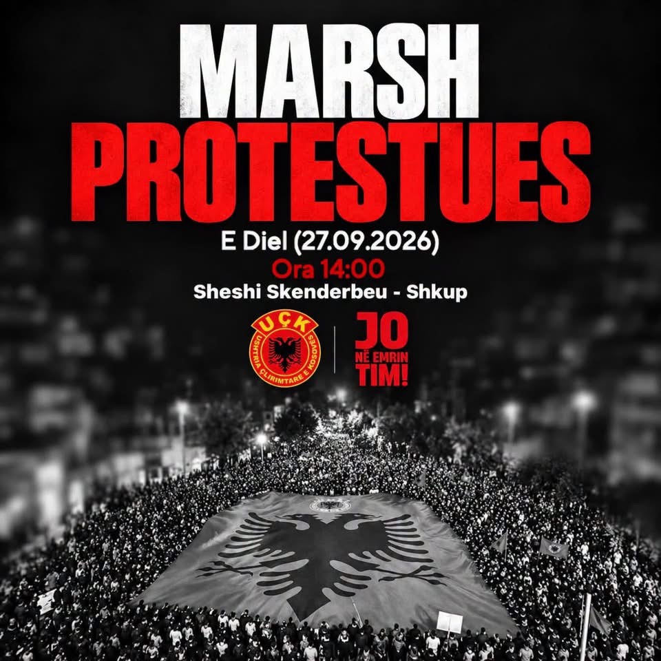 Të dielën marsh në Sheshin  Skënderbeu   organizatorët ftojnë shqiptarët në protestë