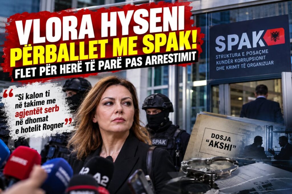 Trondit Vlora Hyseni para SPAK-ut – thyen heshtjen dhe përmend “agjentët serbë” në Rogner!