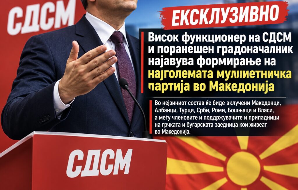 EKSKLUZIVE: Funksionar i lartë i LSDM-së dhe ish-kryetar komune paralajmëron formimin e partisë më të madhe multietnike në Maqedoni