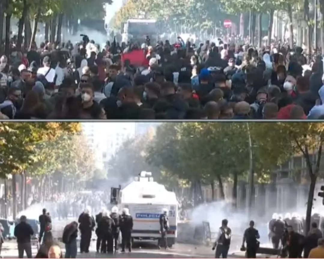 tensioni-ne-tirane-protesta-e-studenteve-shperthen-ne-dhune